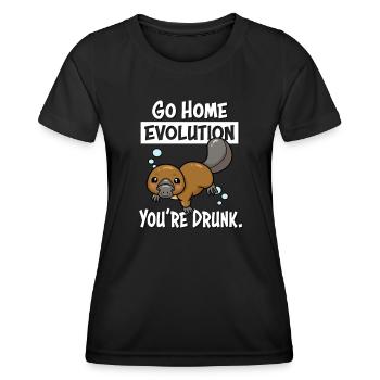 Platypus - Women's Functional T-Shirt - black - Front - AI Model Female 172 light (172cm)