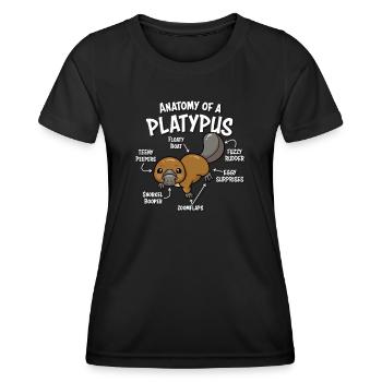 Platypus - Women's Functional T-Shirt - black - Front - AI Model Female 172 light (172cm)