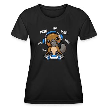 Platypus - Women's Functional T-Shirt - black - Front - AI Model Female 172 light (172cm)