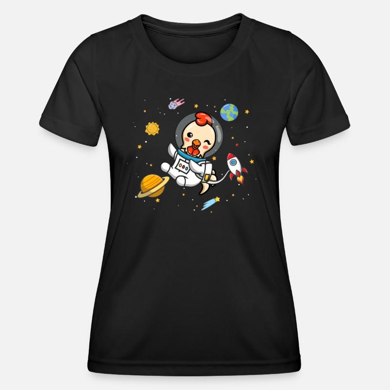 Chicken - Women's Functional T-Shirt - black