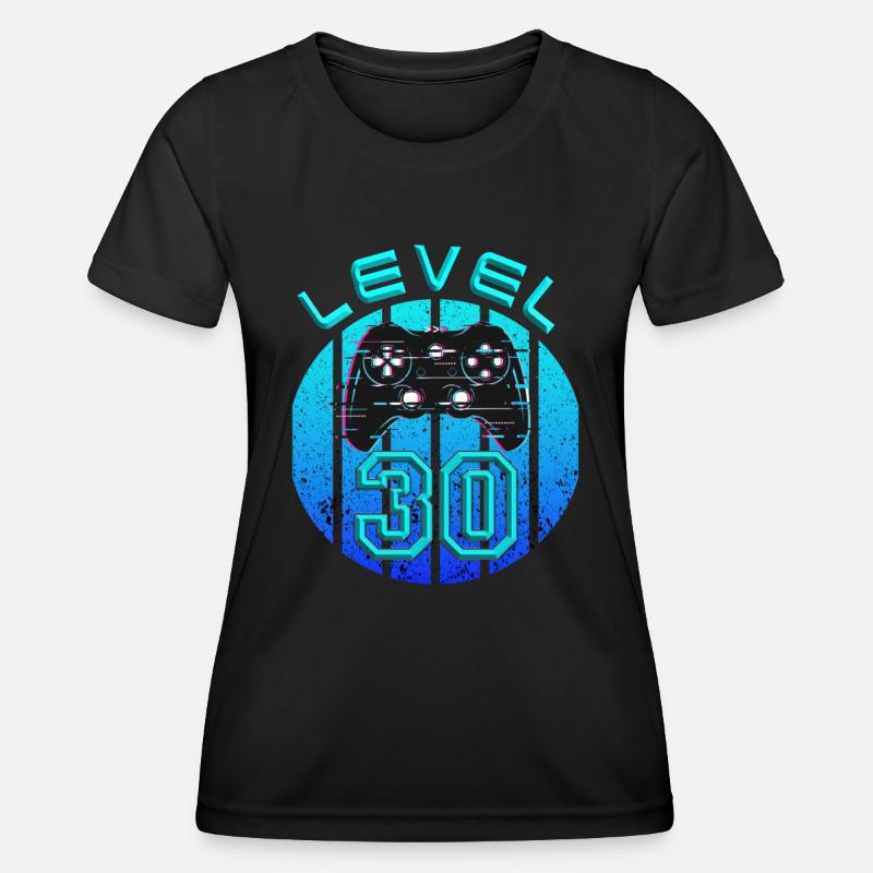 30 Birthday - Gift for 30 Birthday - Women's Functional T-Shirt - black