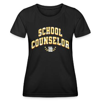 Schulbehörde Schulberater - Frauen Funktions-T-Shirt - Schwarz - Vorne - AI Model Female 172 light (172cm)