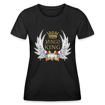 Bingo Player Gift Gift Idea - Women's Functional T-Shirt - black - Front - AI Model Female 172 light (172cm)
