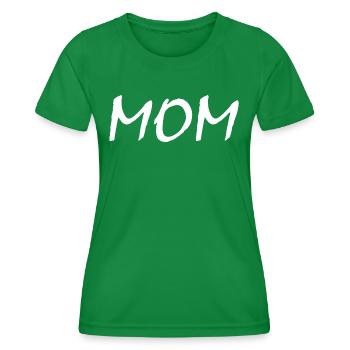 Mom - T-shirt sport Femme - vert - Devant - AI Model Female 172 dark (172cm)