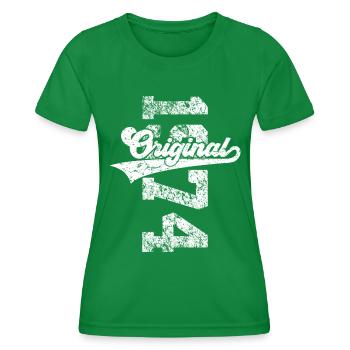52. GEBURTSTAG ORIGINAL 1974 - Frauen Funktions-T-Shirt - Kelly Green - Vorne - AI Model Female 172 dark (172cm)