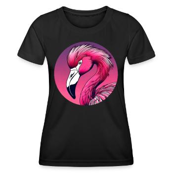 Pink Flamingo - Women's Functional T-Shirt - black - Front - AI Model Female 172 light (172cm)