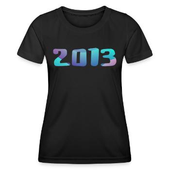 Geburtstagsgeschenk 2013 Jahrgang 2013 Retro 2013 - Frauen Funktions-T-Shirt - Schwarz - Vorne - AI Model Female 172 light (172cm)