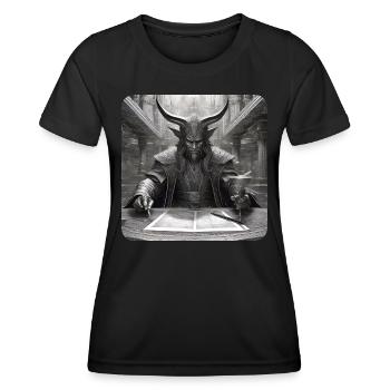 Evil Devil - Women's Functional T-Shirt - black - Front - AI Model Female 172 light (172cm)