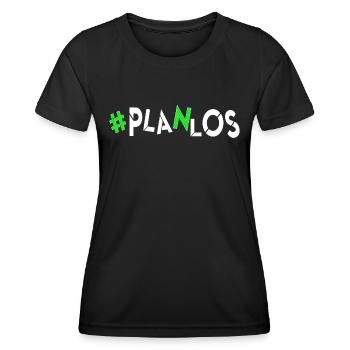 heute keine Idee kein Plan kopflos planlos - Frauen Funktions-T-Shirt - Schwarz - Vorne - AI Model Female 172 light (172cm)