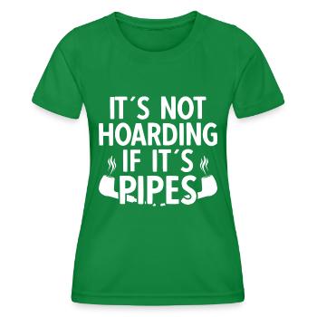 Pipe Pipes - Women's Functional T-Shirt - kelly green - Front - AI Model Female 172 dark (172cm)