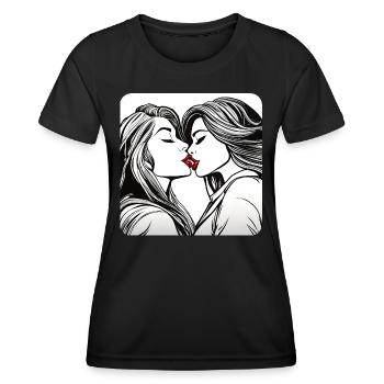 Sweet Girls - Frauen Funktions-T-Shirt - Schwarz - Vorne - AI Model Female 172 light (172cm)