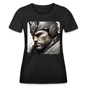 Warrior - Women's Functional T-Shirt - black - Front - AI Model Female 172 light (172cm)