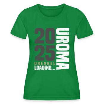 Uroma 2025 - Frauen Funktions-T-Shirt - Kelly Green - Vorne - AI Model Female 172 dark (172cm)