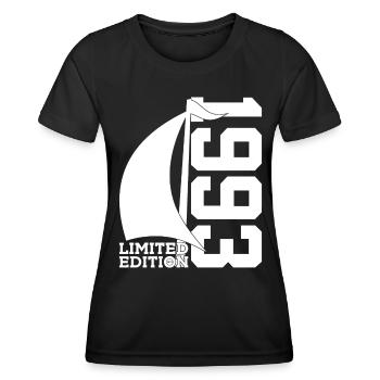 VOILIER 1993 VOILIER 33E ANNIVERSAIRE MARIN - T-shirt sport Femme - noir - Devant - AI Model Female 172 light (172cm)