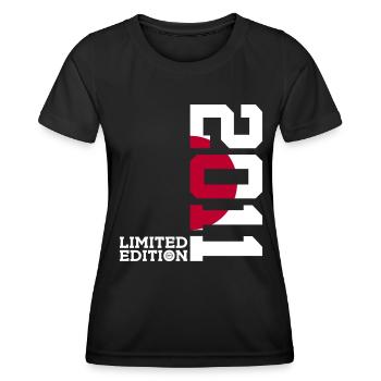 LIMITED EDITION 2011 JAPAN 15. GEBURTSTAG - Frauen Funktions-T-Shirt - Schwarz - Vorne - AI Model Female 172 light (172cm)