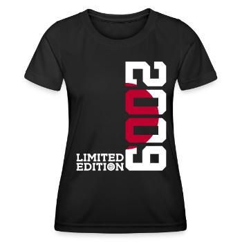 LIMITED EDITION 2009 JAPAN 17. GEBURTSTAG - Frauen Funktions-T-Shirt - Schwarz - Vorne - AI Model Female 172 light (172cm)