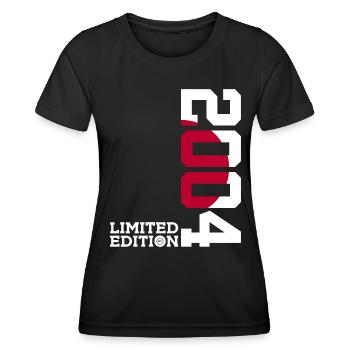 LIMITED EDITION 2004 JAPAN 22. GEBURTSTAG - Frauen Funktions-T-Shirt - Schwarz - Vorne - AI Model Female 172 light (172cm)
