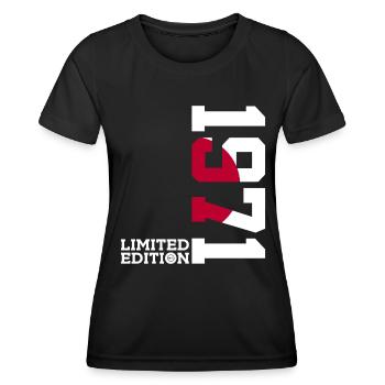 LIMITED EDITION 1971 JAPAN 55TH BIRTHDAY - Women's Functional T-Shirt - black - Front - AI Model Female 172 light (172cm)