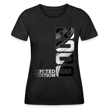 LIMITED EDITION 2000 26TH BIRTHDAY - Women's Functional T-Shirt - black - Front - AI Model Female 172 light (172cm)