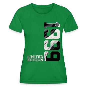 LIMITED EDITION 1999 27TH BIRTHDAY - Women's Functional T-Shirt - kelly green - Front - AI Model Female 172 dark (172cm)