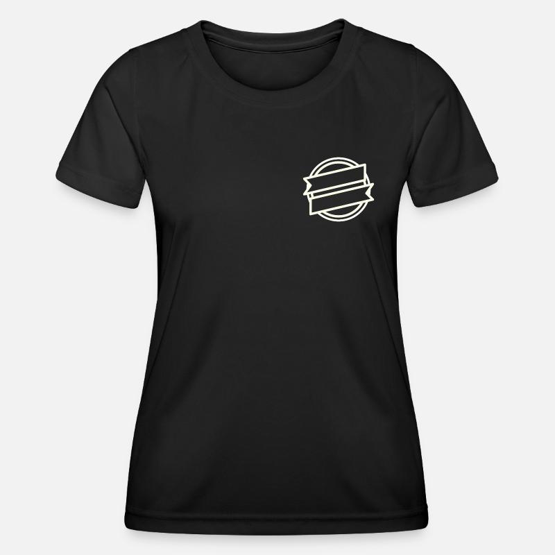 Logo - Circle Logo - Women's Functional T-Shirt - black