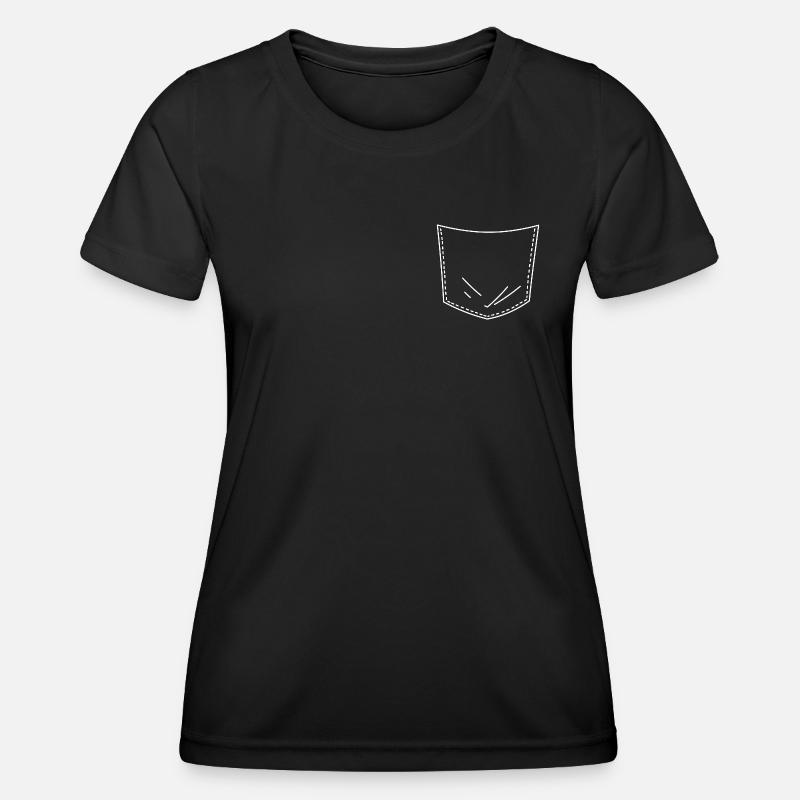 Breast pocket - Women's Functional T-Shirt - black