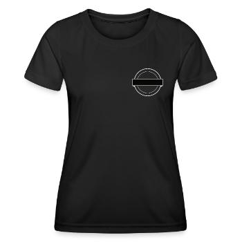 Kreis Logo - Frauen Funktions-T-Shirt - Schwarz - Vorne - AI Model Female 172 light (172cm)