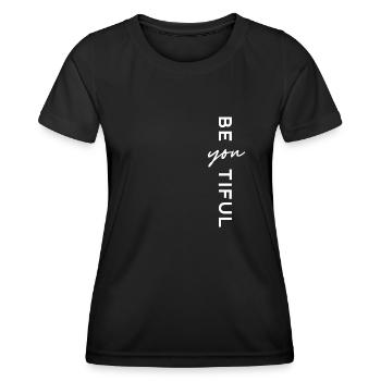 Soyez vous-même! - T-shirt sport Femme - noir - Devant - AI Model Female 172 light (172cm)