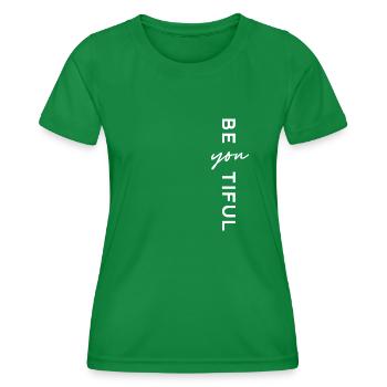 Be yourself! - Women's Functional T-Shirt - kelly green - Front - AI Model Female 172 dark (172cm)