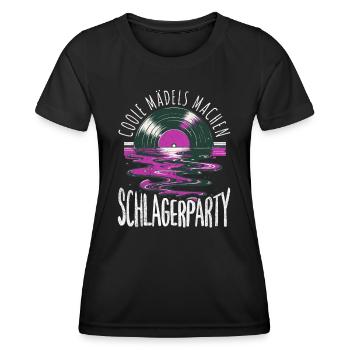 Des filles cool font Schlager fête concert Schlager - T-shirt sport Femme - noir - Devant - AI Model Female 172 light (172cm)