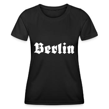 Berlin - Women's Functional T-Shirt - black - Front - AI Model Female 172 light (172cm)