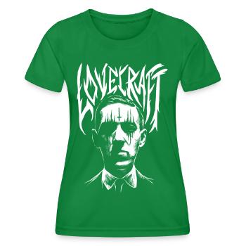 lovecraft metal band creator of cthulhu - Women's Functional T-Shirt - kelly green - Front - AI Model Female 172 dark (172cm)