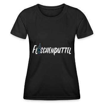 Flaschenputtel - Frauen Funktions-T-Shirt - Schwarz - Vorne - AI Model Female 172 light (172cm)