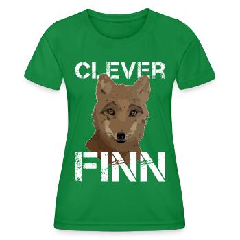 Finn Geburtstag Finn - Frauen Funktions-T-Shirt - Kelly Green - Vorne - AI Model Female 172 dark (172cm)