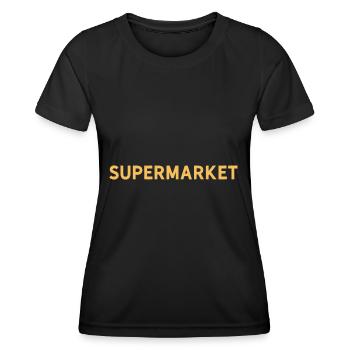 Supermarket Logic pour homme et femme - T-shirt sport Femme - noir - Devant - AI Model Female 172 light (172cm)