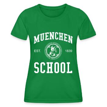 Munich School University University University - T-shirt sport Femme - vert - Devant - AI Model Female 172 dark (172cm)