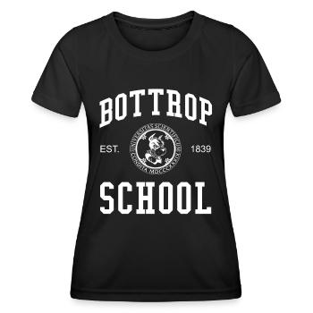 Bottrop School Universität Hochschule University - Women's Functional T-Shirt - black - Front - AI Model Female 172 light (172cm)