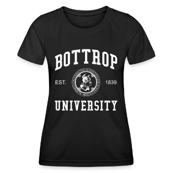 Bottrop University Universität Hochschule Uni - Women's Functional T-Shirt - black - Front - AI Model Female 172 light (172cm)