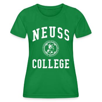 Neuss College University Universität Hochschule - T-shirt sport Femme - vert - Devant - AI Model Female 172 dark (172cm)