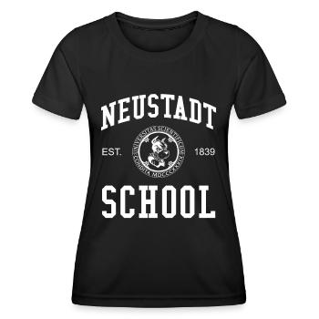 Neustadt School University College School University - T-shirt sport Femme - noir - Devant - AI Model Female 172 light (172cm)