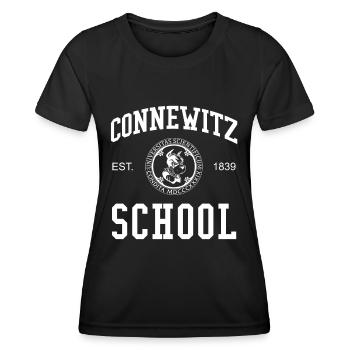 Leipzig Connewitz School University School University - T-shirt sport Femme - noir - Devant - AI Model Female 172 light (172cm)