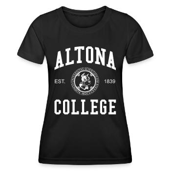 Hambourg Altona Collège École universitaire Université - T-shirt sport Femme - noir - Devant - AI Model Female 172 light (172cm)