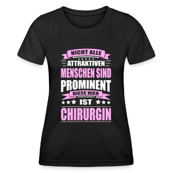 Nicht Alle Menschen Sind Prominent Chirurgin - Frauen Funktions-T-Shirt - Schwarz - Vorne - AI Model Female 172 light (172cm)