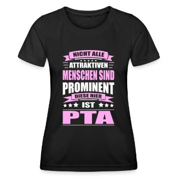 Nicht Alle Menschen Sind Prominent PTA - Frauen Funktions-T-Shirt - Schwarz - Vorne - AI Model Female 172 light (172cm)