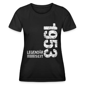 Geburtstag Geboren 1953 Mann Legendär seit 1953 - Frauen Funktions-T-Shirt - Schwarz - Vorne - AI Model Female 172 light (172cm)