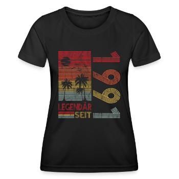 Geburtstag Geboren 1991 Mann Legendär seit 1991 - Frauen Funktions-T-Shirt - Schwarz - Vorne - AI Model Female 172 light (172cm)