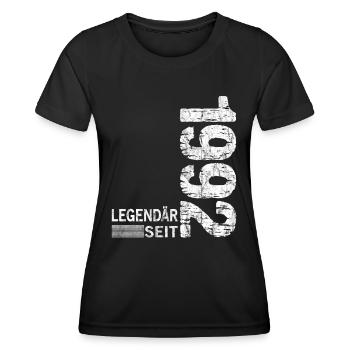 Geburtstag Geboren 1992 Mann Legendär seit 1992 - Frauen Funktions-T-Shirt - Schwarz - Vorne - AI Model Female 172 light (172cm)