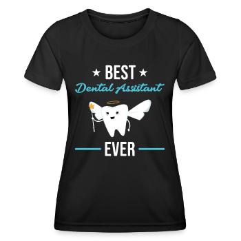 Best Dental Assistant Ever Dental Assistant - Frauen Funktions-T-Shirt - Schwarz - Vorne - AI Model Female 172 light (172cm)