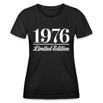 1976 Limited Edition - Frauen Funktions-T-Shirt - Schwarz - Vorne - AI Model Female 172 light (172cm)