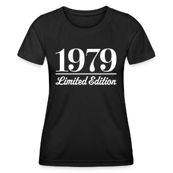 1979 Limited Edition - Frauen Funktions-T-Shirt - Schwarz - Vorne - AI Model Female 172 light (172cm)